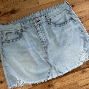 American Eagle Blue Jean Skirt